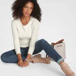 Melrose Rundhalspullover mit Zierperlen und Ajourstrick - NEUE KOLLEKTION -Melrosesan Geschaft dae0ae22 9756 5749 9ca6 f6a63f7023d1