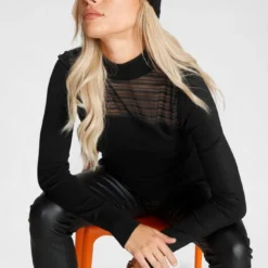 Melrose Stehkragenpullover mit Streifen-Mesh - NEUE KOLLEKTION 15 Melrose Stehkragenpullover mit Streifen-Mesh - NEUE KOLLEKTION -Melrosesan Geschaft e30066b2 3f26 500d bfe3 1c74650847bd