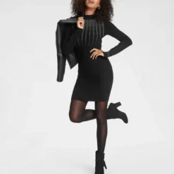 Melrose Strickkleid mit Glanzgarn -Melrosesan Geschaft e748d84f 1ab9 5b4a 80e4 2036f1c09cb5