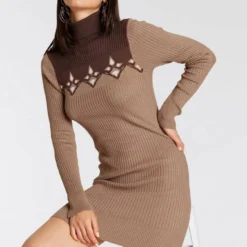 Melrose Strickkleid mit Norweger-Muster Dunkelgrau-schwarz, Schwarz-grau, Camelfarben-braun 15 Melrose Strickkleid mit Norweger-Muster Dunkelgrau-schwarz, Schwarz-grau, Camelfarben-braun -Melrosesan Geschaft e74c62c1 ba8b 596b a09e 81b9684fa78d