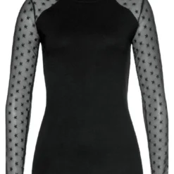 Melrose Rundhalspullover mit Meshärmeln in Sternen-Optik - NEUE KOLLEKTION -Melrosesan Geschaft e8593c79 e27f 50d0 9f3c a230b2494d24