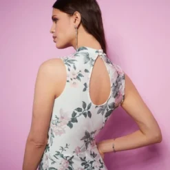 Melrose Maxikleid mit elegantem Blumen-Print -Melrosesan Geschaft ecbba2e1 e04c 5e9c 9822 15ccfae59c22