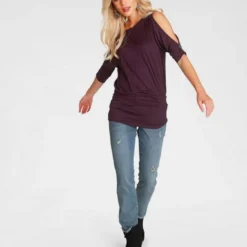 Melrose Longshirt mit Glitzersteinen -Melrosesan Geschaft f247f7ec 490a 5fec b19e b693b174d47e