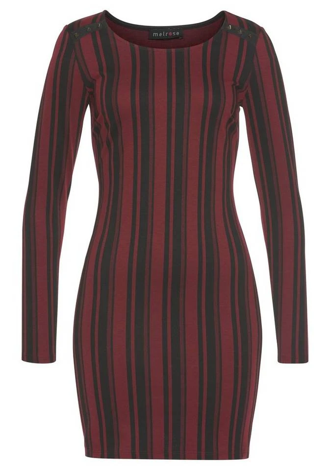 Melrose Jerseykleid in Streifen-Design mit Ziernieten 6 Melrose Jerseykleid in Streifen-Design mit Ziernieten – Bild 6