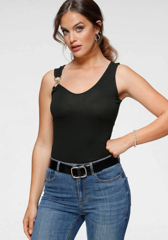 Melrose Tanktop mit Zierschnalle 1 Melrose Tanktop mit Zierschnalle