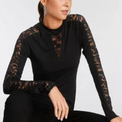 Melrose Spitzenshirt mit Spitzen-Details - NEUE KOLLEKTION